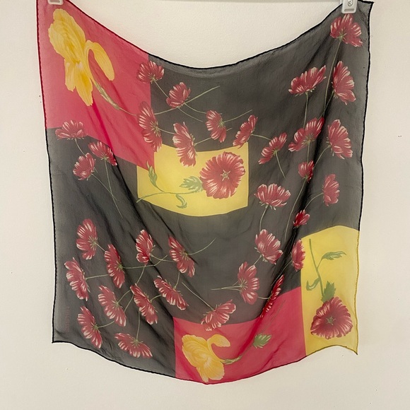 Colorful Floral Scarf - Picture 1 of 8